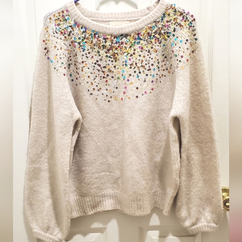Dreamers Sequin Sweater - Size S